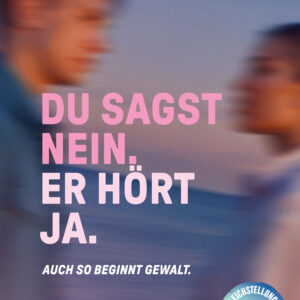 Plakat A3 «Du sagst nein.»