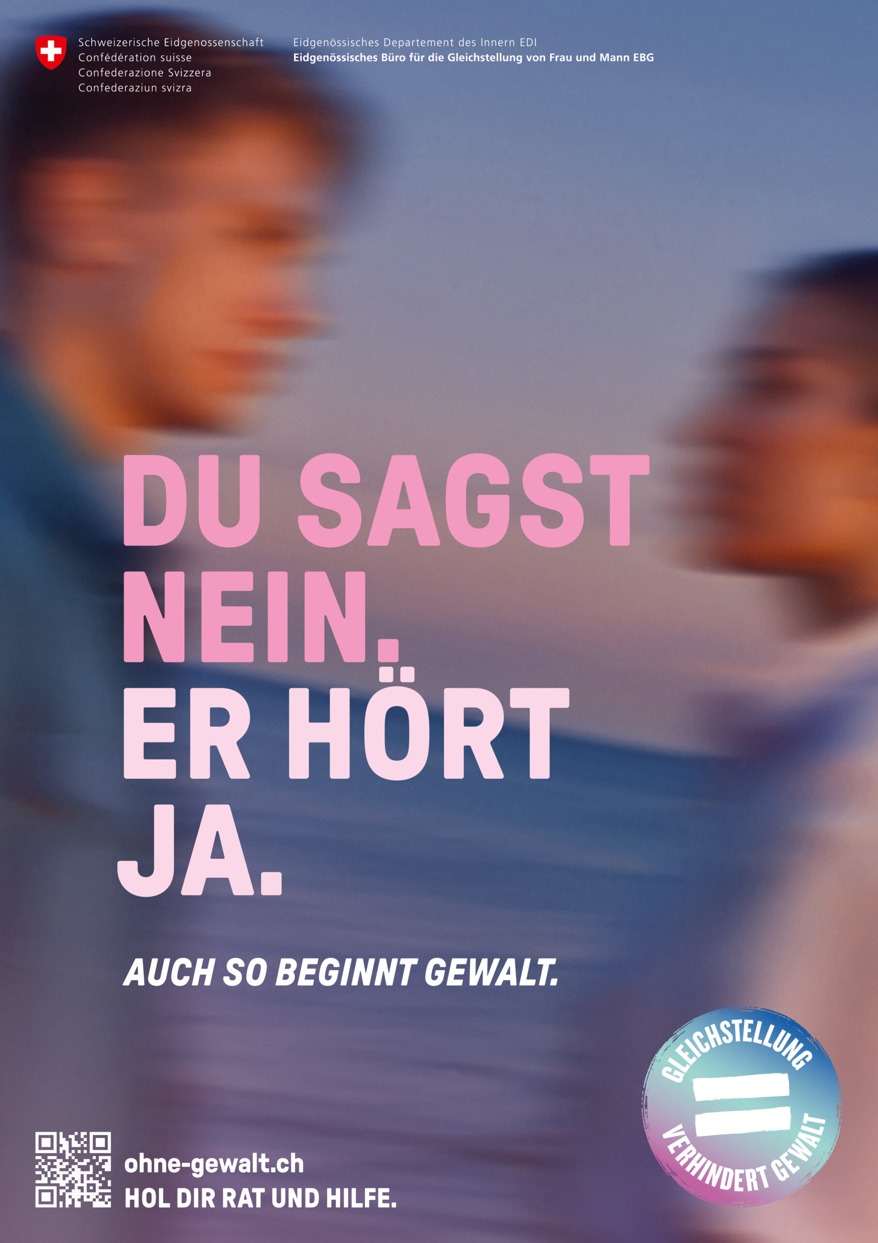 Plakat A3 «Du sagst nein.»