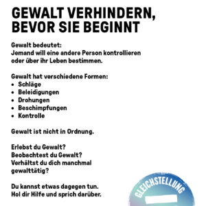 Flyer in leichter Sprache A6