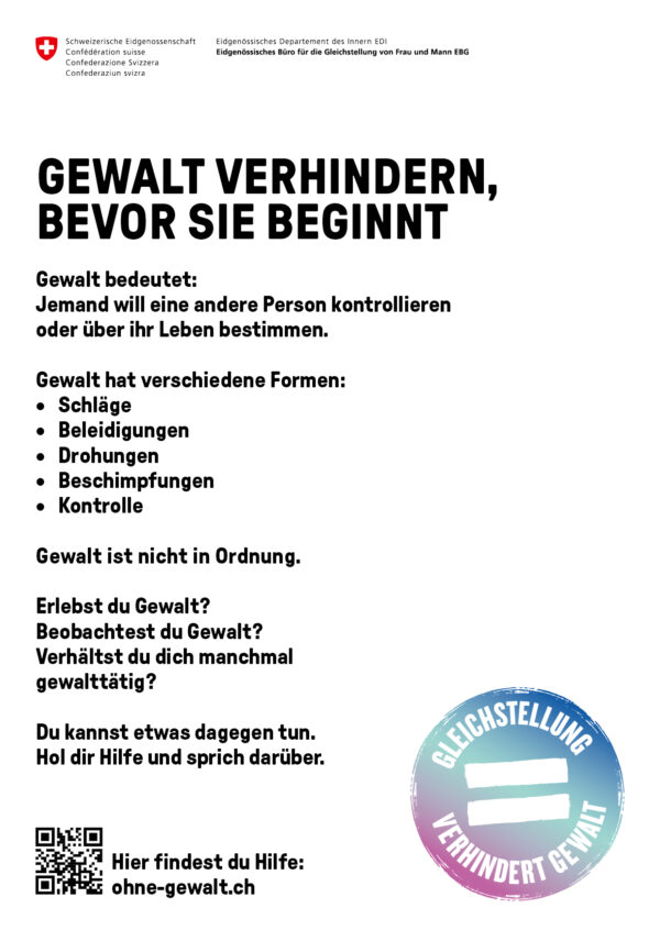 Flyer in leichter Sprache A6
