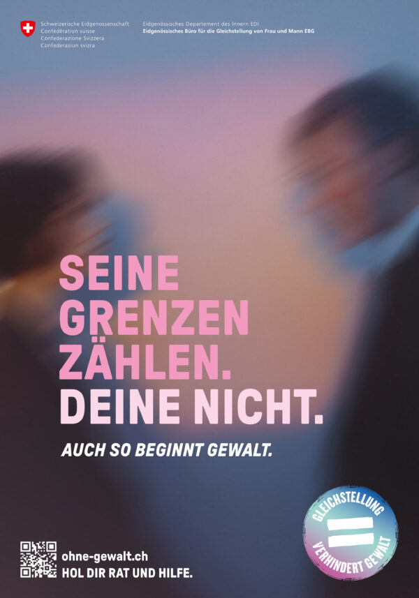Plakat Weltformat F4 «Seine Grenzen zählen.»
