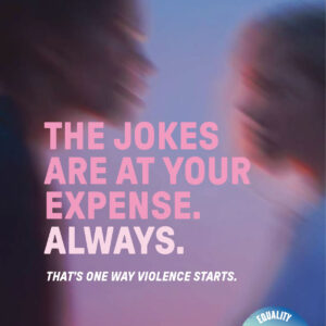 Plakat A3 «Die Witze gehen auf deine Kosten.» - ENG