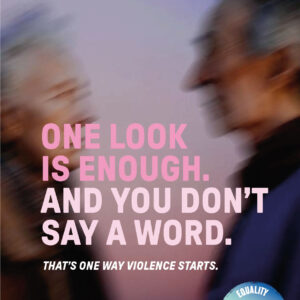 Plakat A3 «Ein Blick genügt.» - ENG