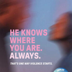 Plakat A3 «Er weiss, wo du bist.» - ENG