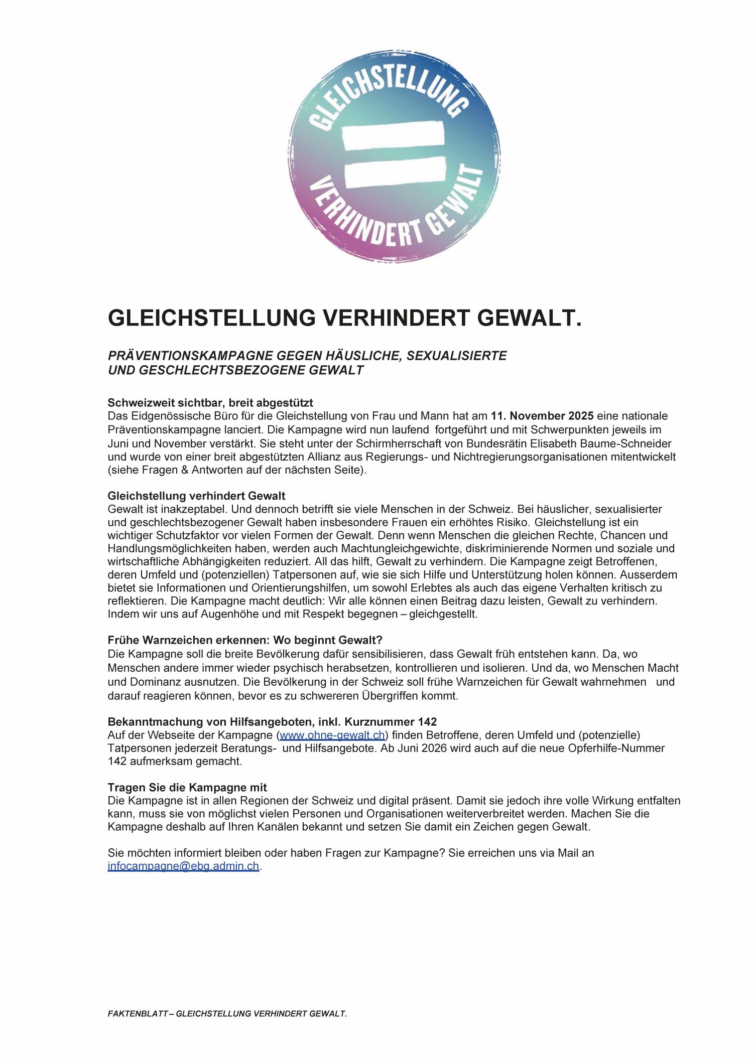 Faktenblatt_Praeventionskampagne EBG_D_Seite_1 Faktenblatt zur Kampagne (DE)