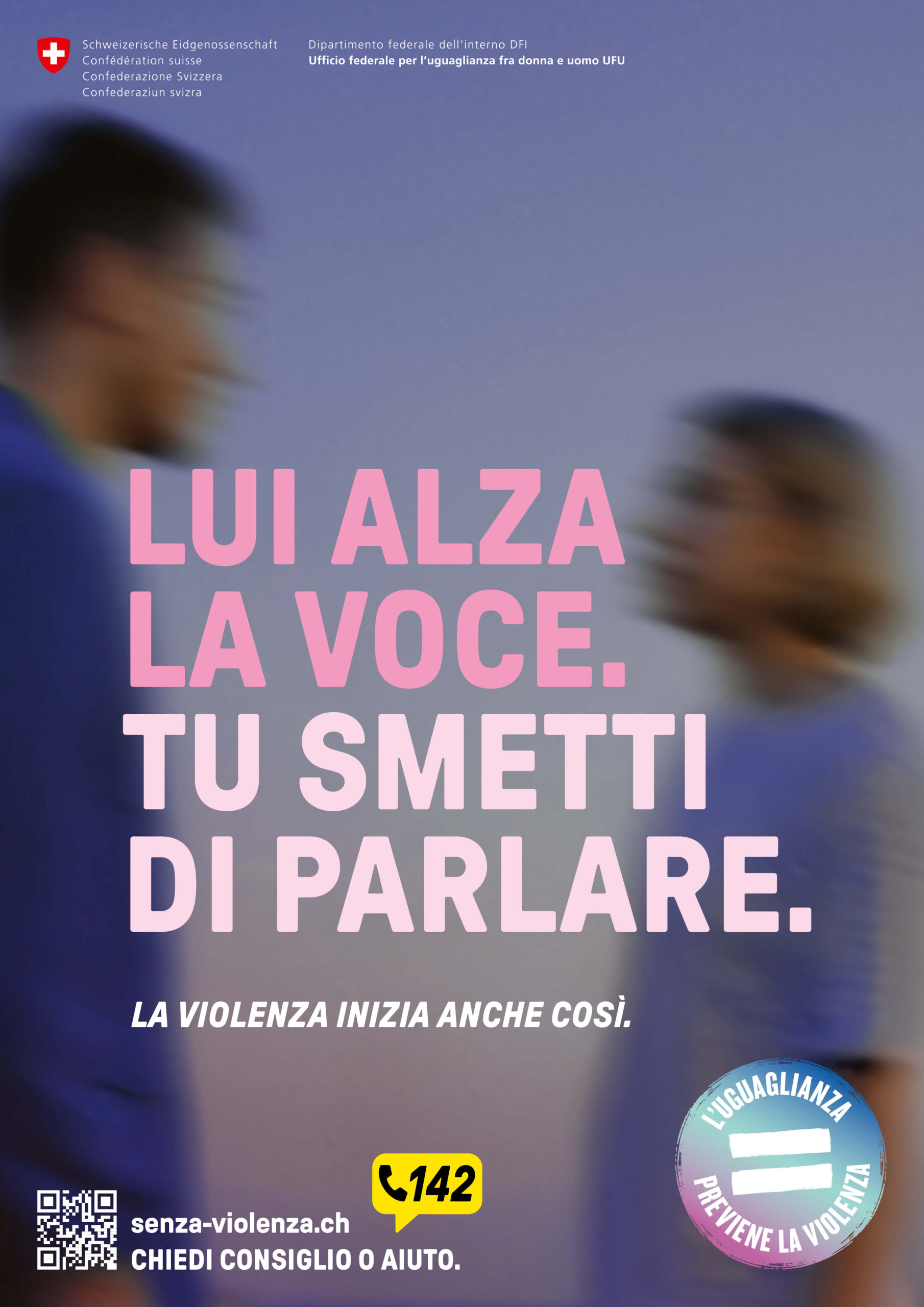 1198.003.26.006_EBG_Praeventionskampagne_A3_Plakat_297X420_RGB_Laut_IT Digitale Plakate im Format A4 zum Ausdrucken – Italienisch